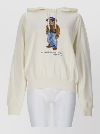 Polo Ralph Lauren hooded top ribbed cuffs and hem
