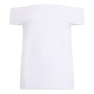 Philosophy di Lorenzo Serafini Tops, Dames, Wit, L, Off-the-Shoulder Top