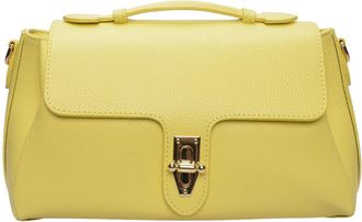 Roberta M Tweekleurig Rundleer Tas