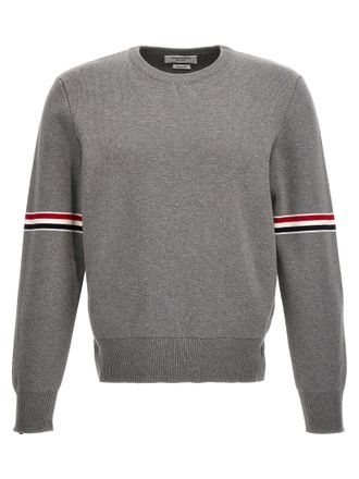 Thom Browne Classic Sweater Maglioni Grigio-Uomo