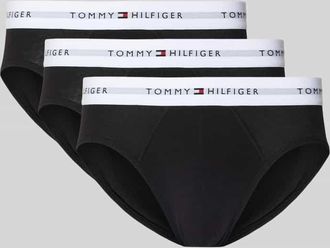 Tommy Hilfiger Slip aus Baumwoll-Mix im 3er-Pack in Black, Gr&ouml;&szlig;e XXL