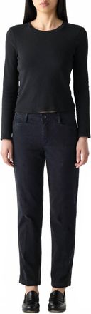 Amo Libby Cropped Trousers In Black