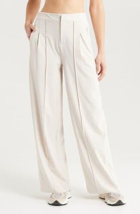 Zella Impress High Waist Pants in Grey Moonbeam at Nordstrom Rack, Size Medium