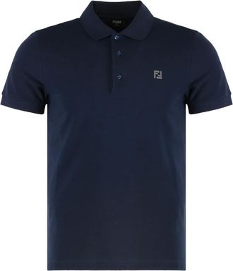 Fendi Hombre, Camisetas, Azul, Talla: S