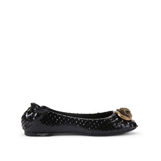Kurt Geiger Womens Chelsea Ballerina Ballet Flats - Black - Size UK 3