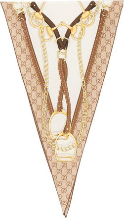 Gucci GG Supreme Horsebit Scarf