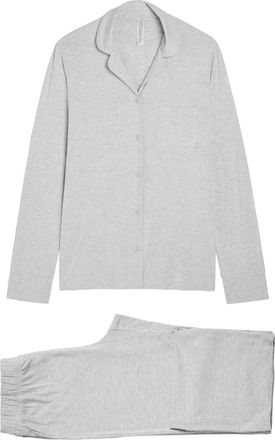 SKIMS Jersey Pyjama set - Grey - Xxl (UK18 / Xxl)