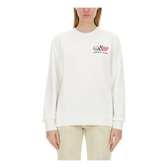 Moschino Painter Jumper - female - Moschino - Sweatshirts - White - S - Sweatshirts & Hoodies
