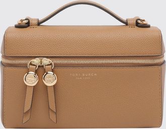 Tory Burch Borsa a mano mini Romy in pelle a grana con doppia zip