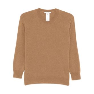 The Row Noler Cashmere Crewneck Sweater - Knitwear - Mujer - Marr&oacute;n - XS
