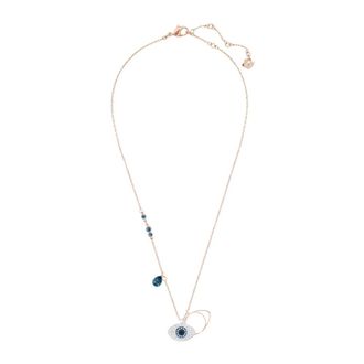 Swarovski Unisex Hanger Evil Eye Ketting - Dames - Kettingen - Geel - ONE Size - Accessoires