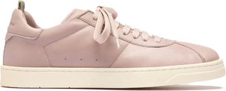 Officine Creative Karma leren low-top sneakers - Roze