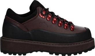 Diemme Cornaro Due Gomma - Dames - Veterschoenen - Bruin - 36 EU - Leer - Schoenen