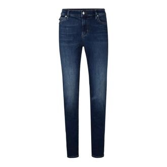 Joop Jeans, Dames, Blauw, 4XS L32, Katoen, Fitted Jeans met merkaccenten