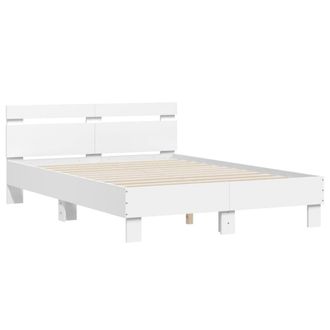 Berkfield Home Durable Bed Frame without Mattress White 120x200 cm | Size: Small Double
