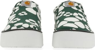 Marni Slip-On Cotton Sneaker - Green