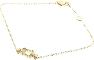 Fred Perry F yellow (18K) Charm Bracelet (Pre-Owned)