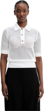 Sportmax Tops, Dames, Wit, L, Casta Poloshirt