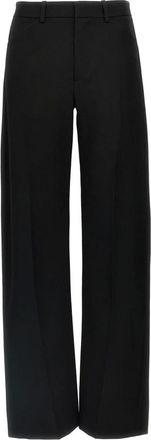 Alexander Wang Dames, Broeken, Zwart, Maat: S Wol