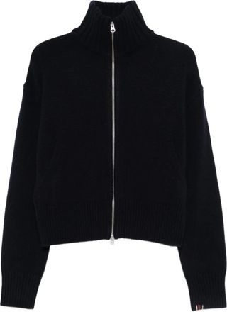 Extreme Cashmere high-neck zip-up cardigan - women - Fabric - One Size - Blue