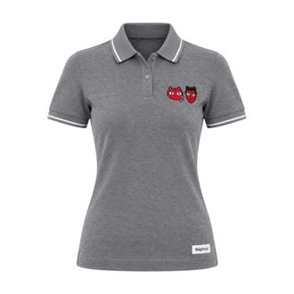 Dolce & Gabbana Gebreide Polo - Dames - Tops - Grijs - Maat: XS Katoen