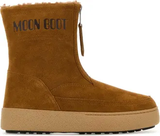 Moon Boot Moon Boot Caramel Suede L Track Lara Ankle Boots