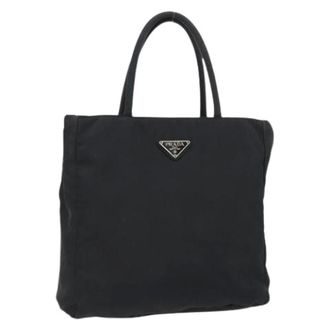 Prada Pre-owned Tote Bags, female, Black, Size: ONE SIZE Pre-owned Vintage Tote Bag