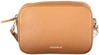 Coccinelle Marrone Leather Woman Womens Handbag