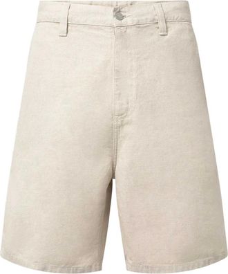 Carhartt Work in Progress Hombre, Pantalones cortos, Beige, Talla: S