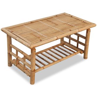 vidaXL Vidaxl - Mesa De Centro De Bamb&uacute; 90x50x45 Cm
