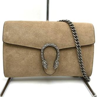 Gucci Pre-owned Cross Body Bags, female, Beige, Size: ONE SIZE Pre-owned Vintage Cross Body Bag