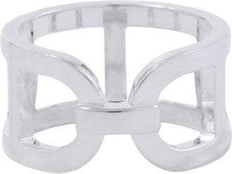 Herm&egrave;s Silver 925 Band Ring (Pre-Owned)