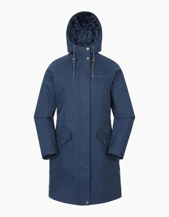 Mountain Warehouse Womens Mountain Warehouse Womens/Ladies Polperro Lightweight Padded Waterproof Jacket - Navy - Size: 10
