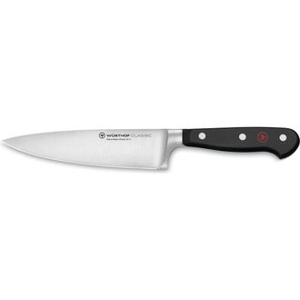 W&uuml;sthof Classic 6-Inch Chefs Knife in Black at Nordstrom