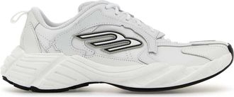 Balenciaga White Leather Monday Sneakers