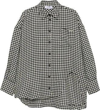 The Attico Camicia Bomber Pied-de-poule - - Blouses & Shirts - Donna - Multicolore - S