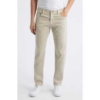 AG - Adriano Goldschmied Tellis Slim Fit Jeans in 7 Years Sulfur Coastal Pebble at Nordstrom, Size 38 X 32