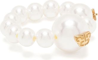 Bapy by A Bathing Ape Anello con perline - Bianco