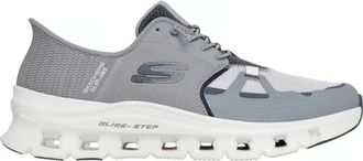 Skechers Mens Glide-step Pro Slip Ins Trainers Shoes Grey 232930 Elastane - Size EU 47