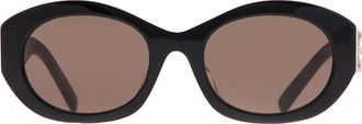 Givenchy Brown Oval Ladies Sunglasses GV40091F 01E 53