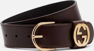Gucci Interlocking G leather belt