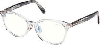 Tom Ford Blue Light Block Cat Eye Ladies Eyeglasses FT6104-D-B 020 52