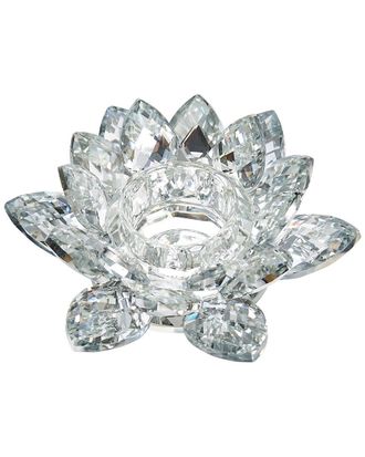 Sagebrook Home 6In Silver Crystal Votive Candle Holder