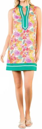 THML Clothing Sleeveless Printed Mini Dress In Multicolor