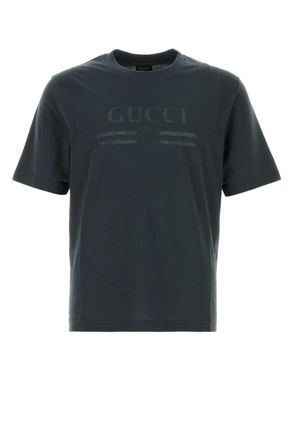 Gucci Dark Grey Logo T-Shirt