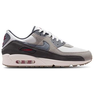 Nike Mens Air Max 90 Premium - Running Shoes College Grey/Summit White/Particle Grey Size 10.0