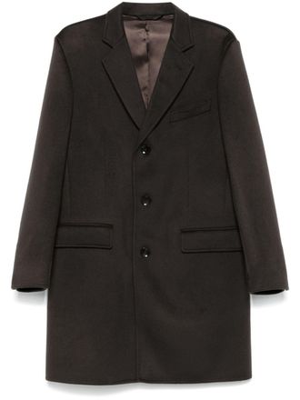 Brioni Cappotto monopetto - Marrone