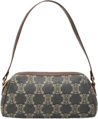 Celine Pre-owned Shoulder Bags, female, Multicolor, Size: ONE SIZE Pre-owned Denim Shoulder Bag