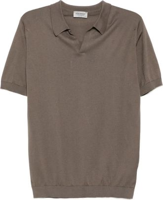 John Smedley T-shirt - Marrone