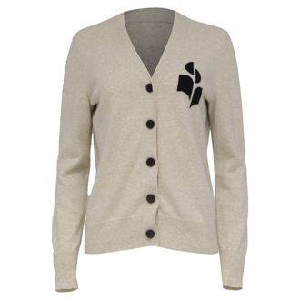 Isabel Marant Etoile Newton Cardigan in Grey Cotton